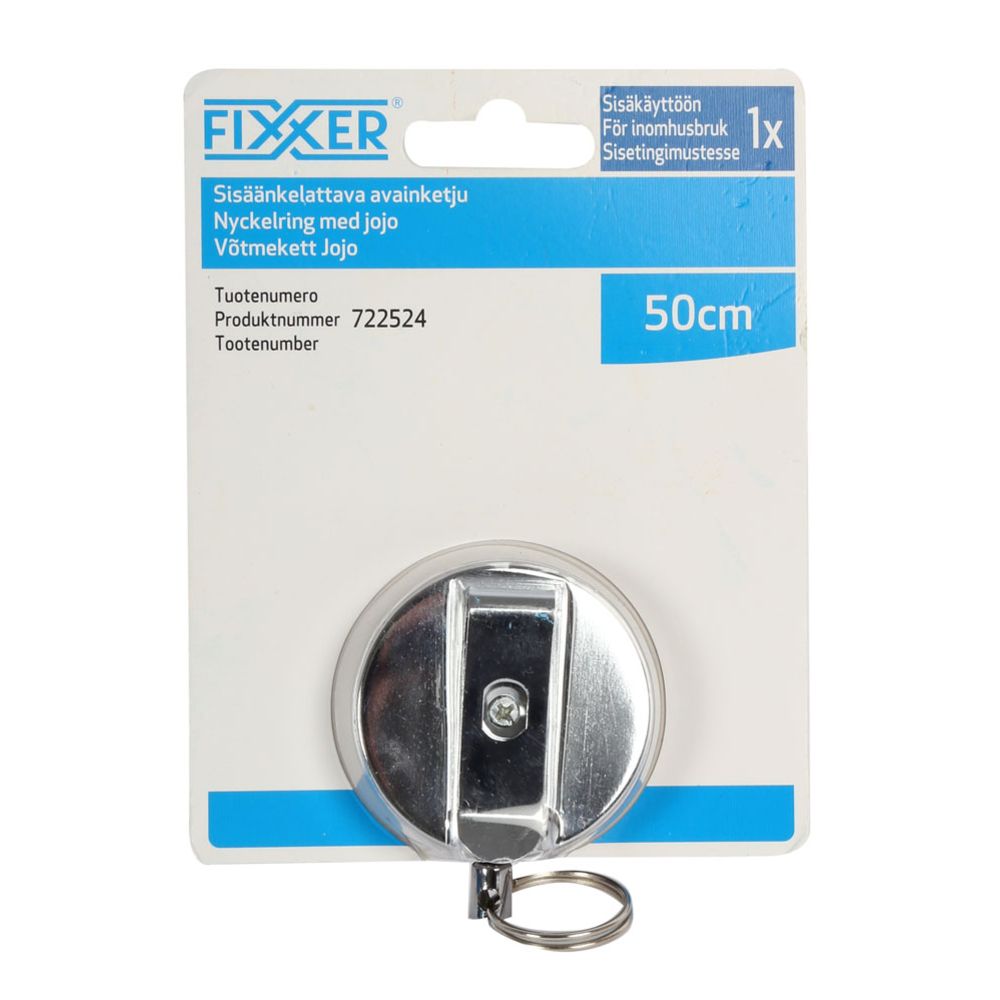 Fixxer® utdragbar nyckelring med jojo-funktion