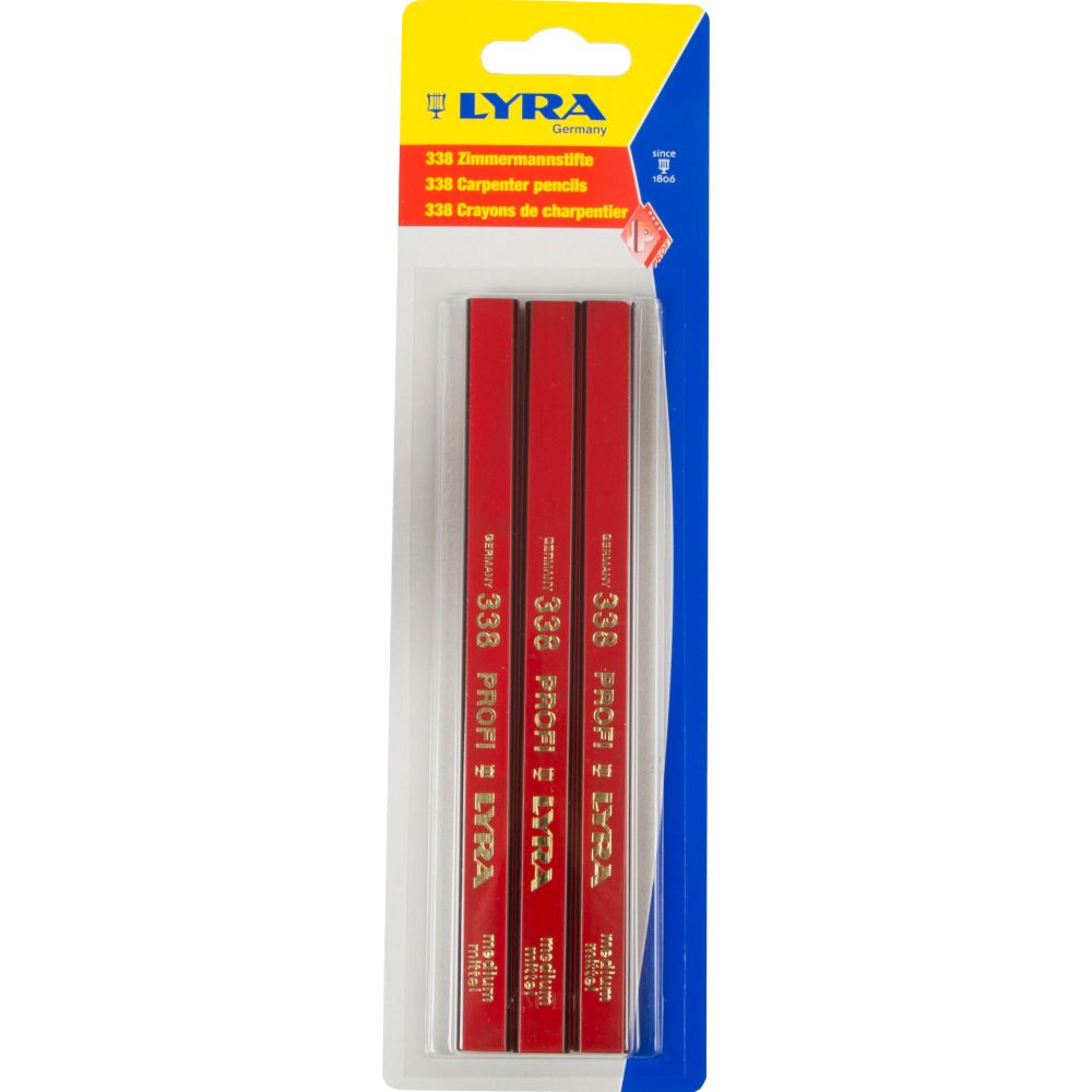 LYRA 338 HB timmermanspenna 3 st.