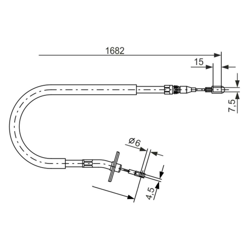 Käsipiduri tross 24-7660