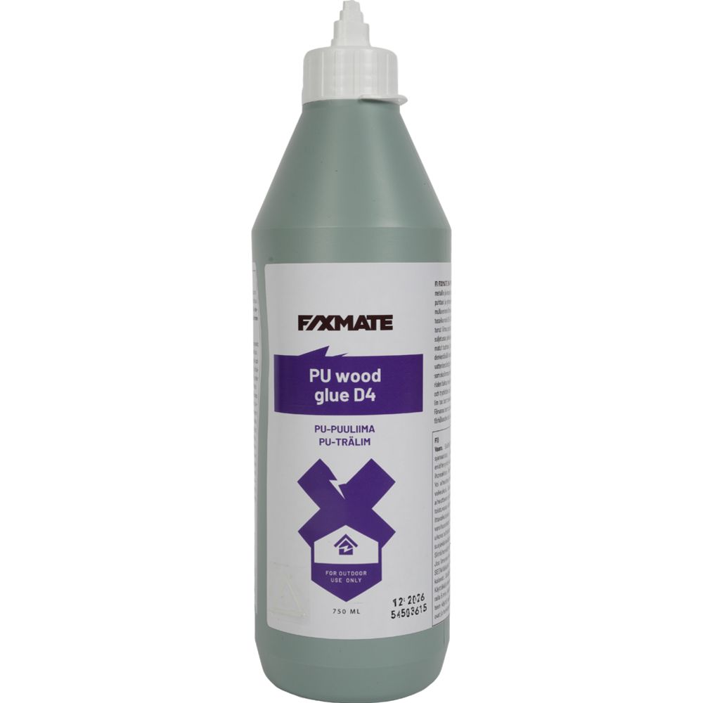 FixMate D4 PU trälim 750 ml
