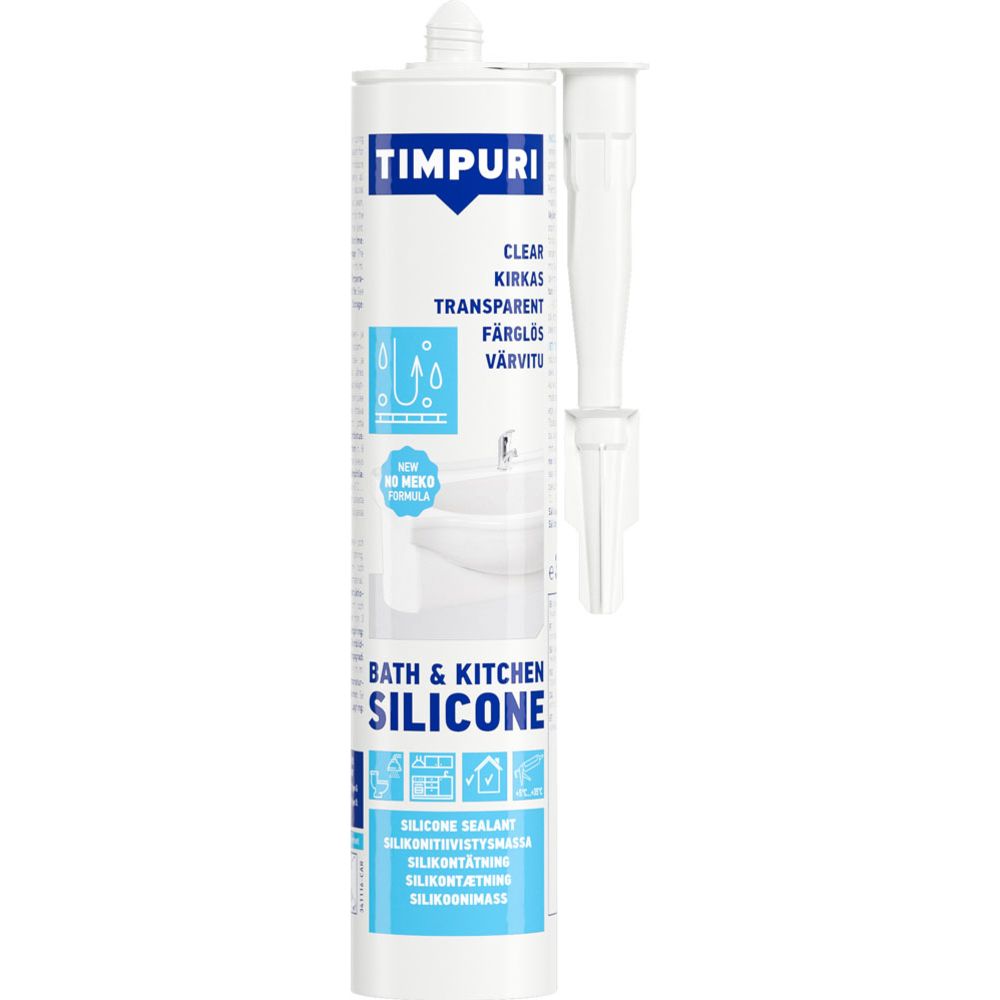 Timpuri Bath & Kitchen sanitaarsilikoon, värvitu, 310 ml