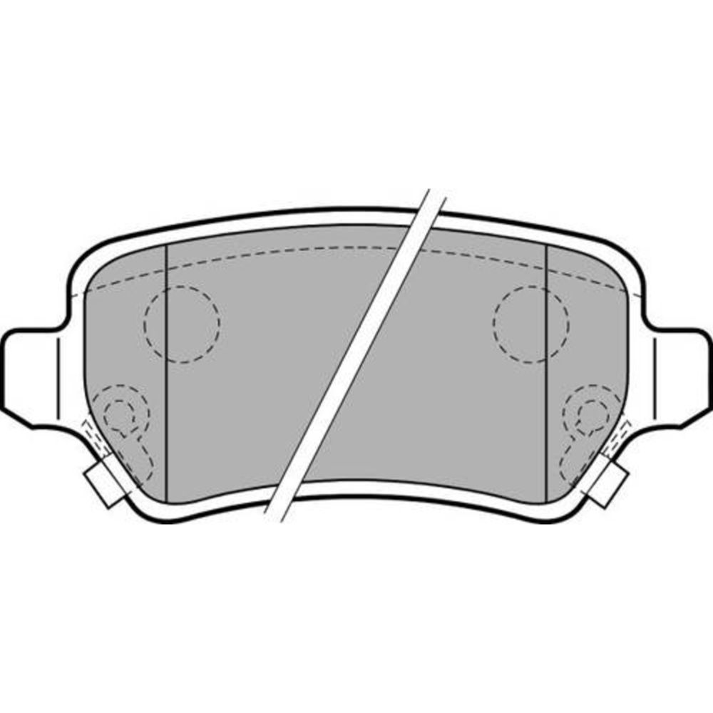 Bromsbeläggssats 22-1690