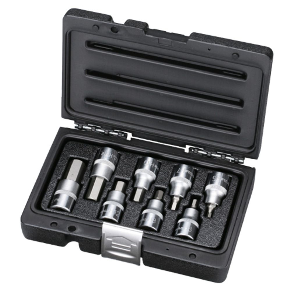 MTX Tools insexbitshylsor 5–17 mm 1/2" 8 delar