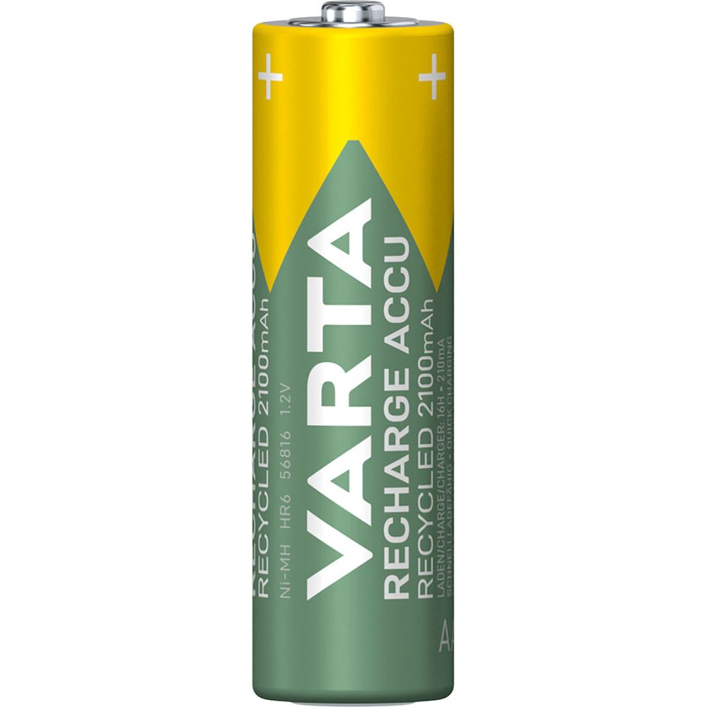 VARTA Recycled Accu AA 2100 mAh batteripaket 4 st.