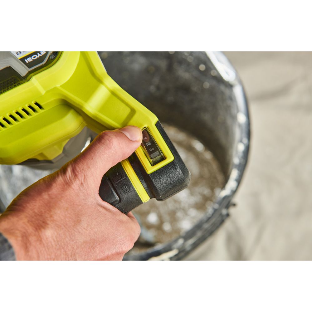 Ryobi ONE+ RPM18X-0 batteridriven omrörare, utan batteri