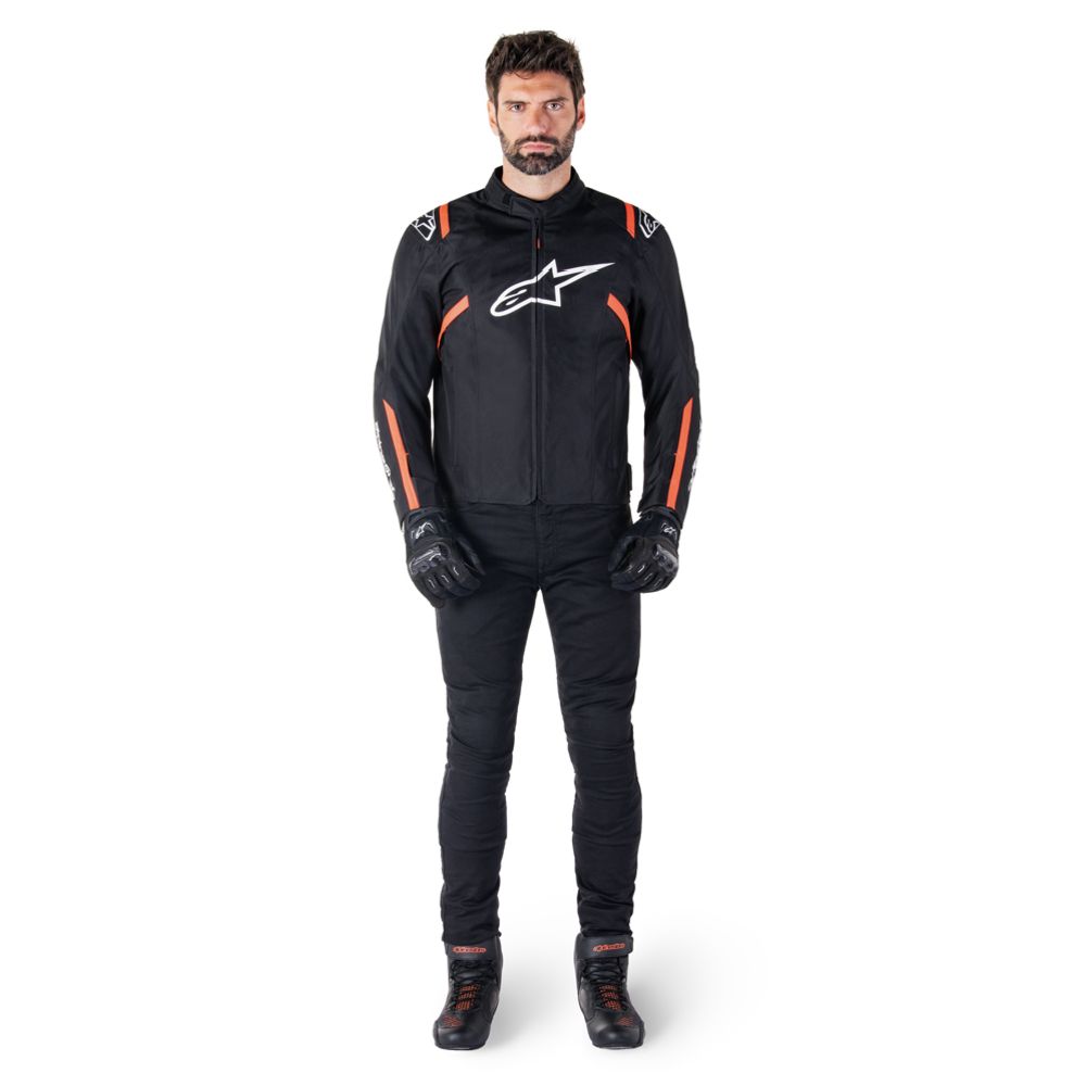 Alpinestars T-SPS V2 WP MC-jacka svart/röd