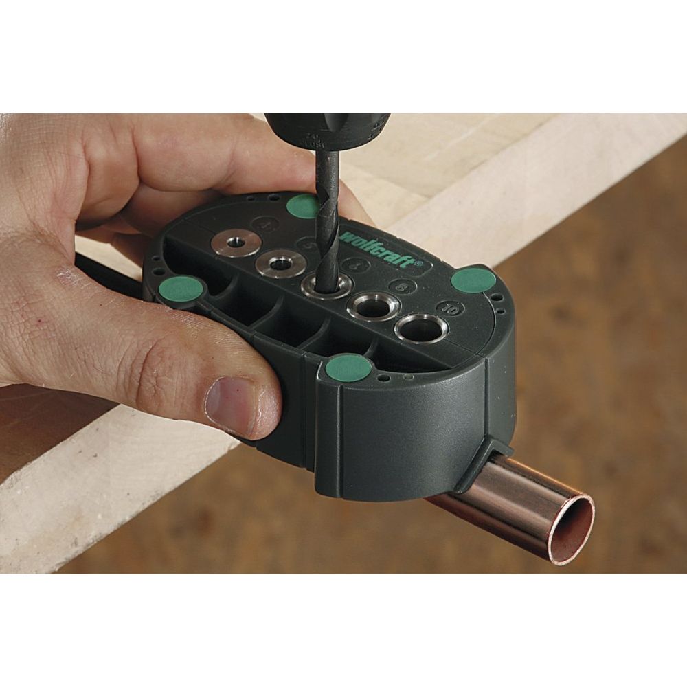 Wolfcraft® Accumobil mobilt borrstöd 4-10 mm