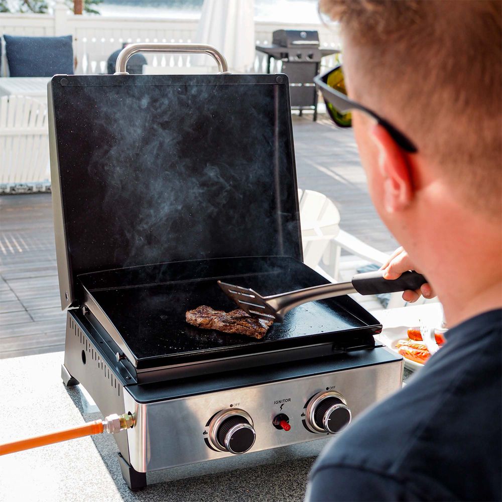 Easy Cooking stekhällsgrill med 2 brännare