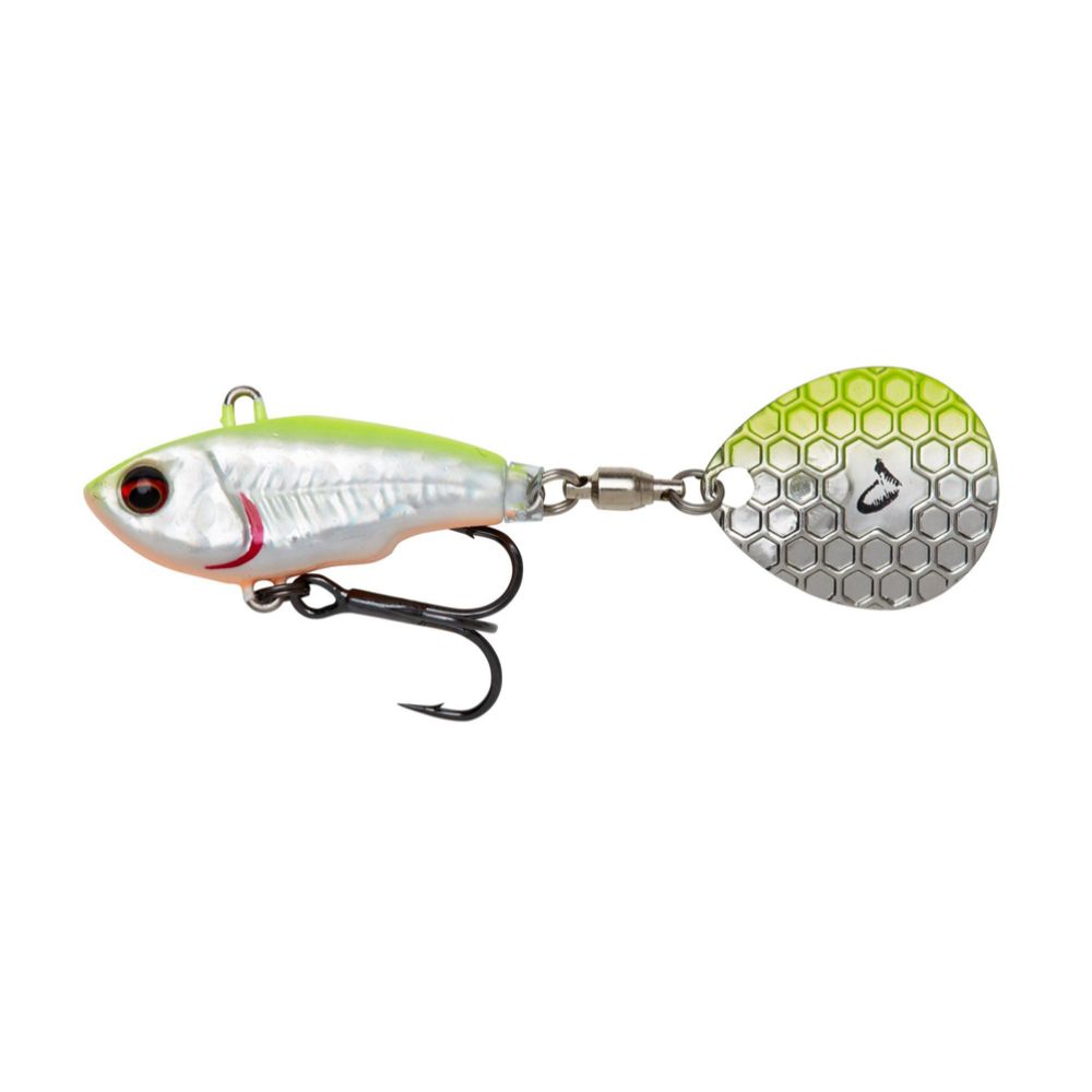 Savage Gear Fat Tail Spin pöörlev lant, 5,5 cm, 9 g, Ayu