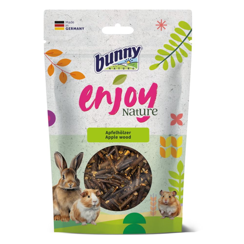 Bunny Nature EnjoyNature omenapuunoksa kaneille ja jyrsijöille 100 g