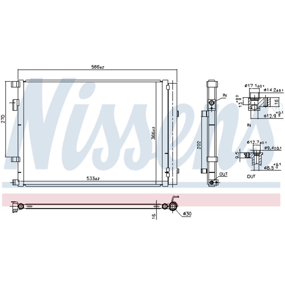 Kliimaseadme kondensaator 30-05129