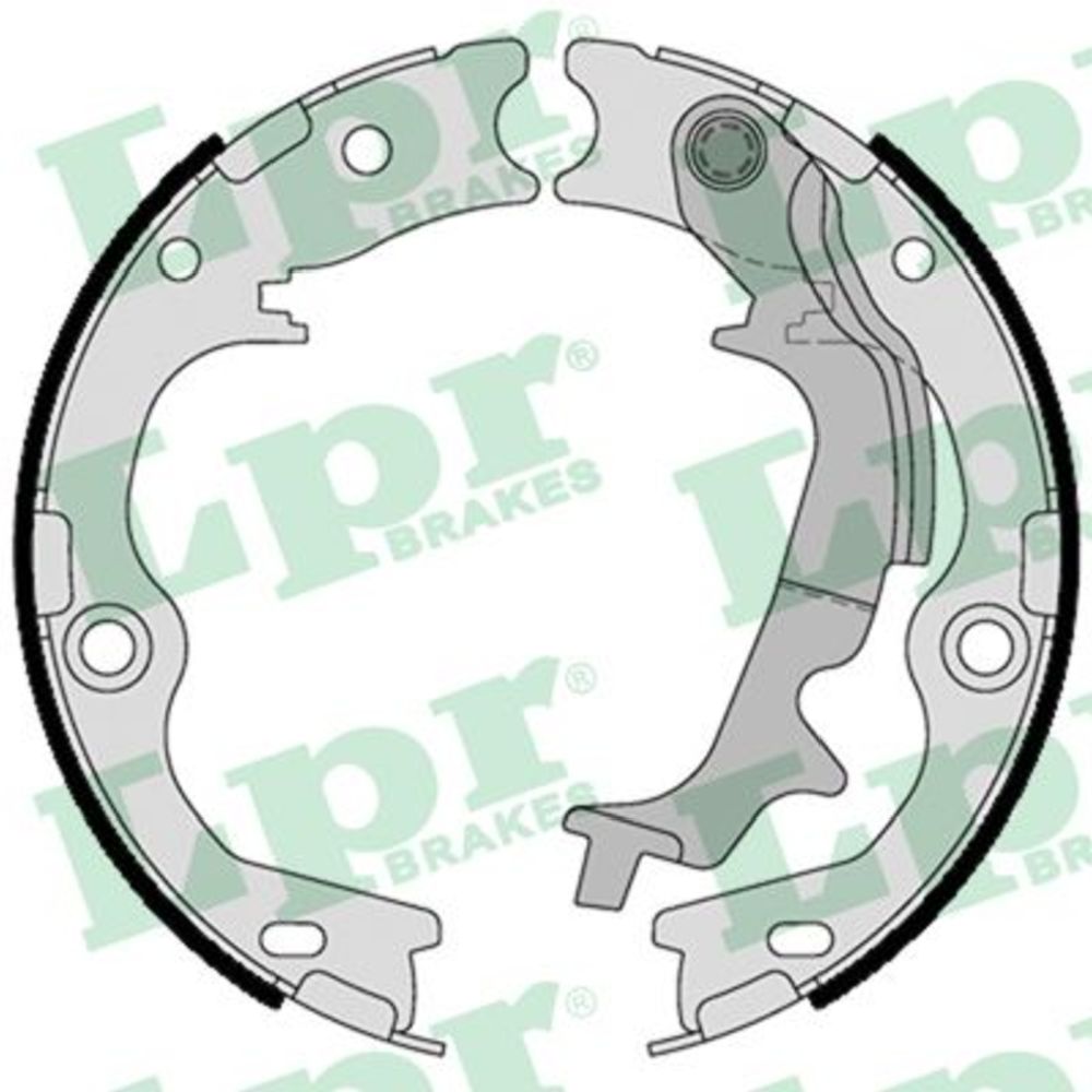Bromsbackar, sats, parkeringsbroms 22-00060