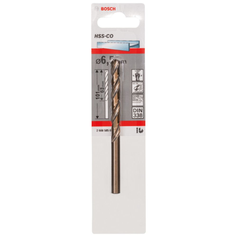 Bosch HSS-Cobolt puur 6,5 mm
