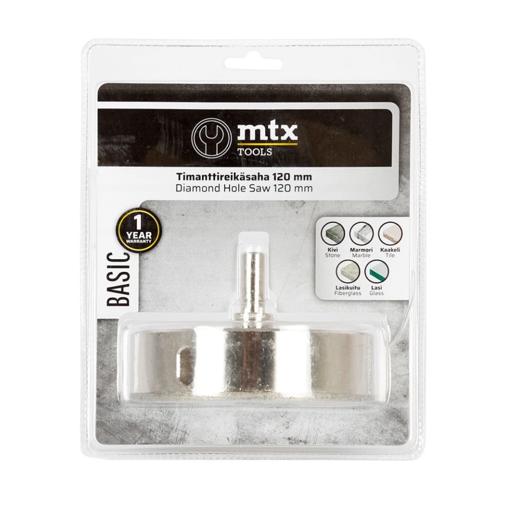 MTX Tools Basic timanttireikäsaha 120 mm