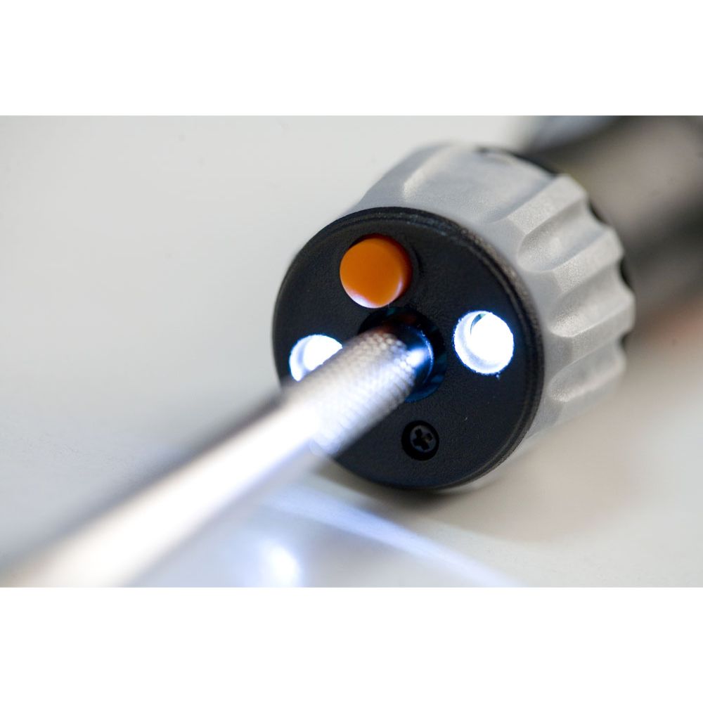 Bahco 808050L spärrskruvmejsel med LED-lampa + bits