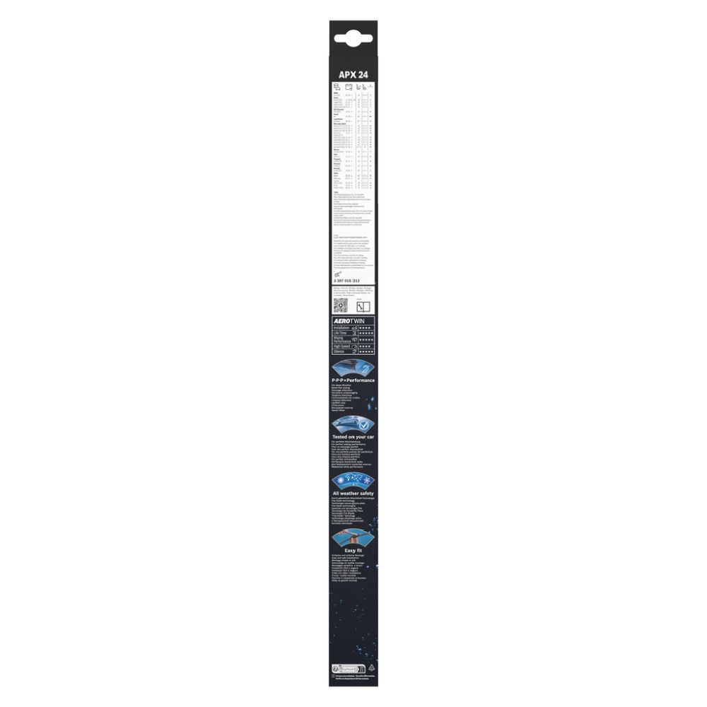 Bosch AeroTwin MultiClip APX24 pyyhkijänsulka 60 cm