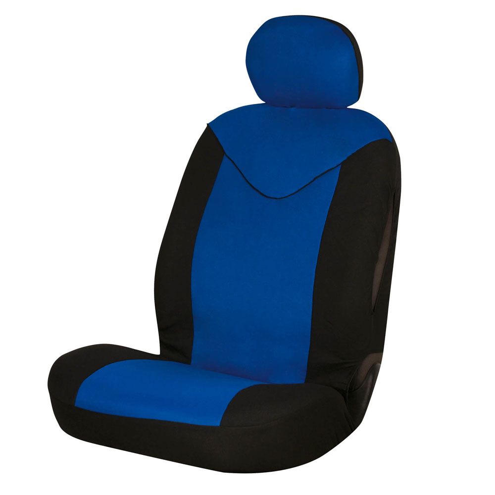 Car+ Unicorn yleismallinen istuinsuoja musta/sininen