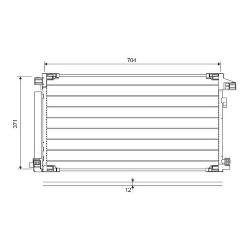 Kondensor, klimatanläggning 30-05345