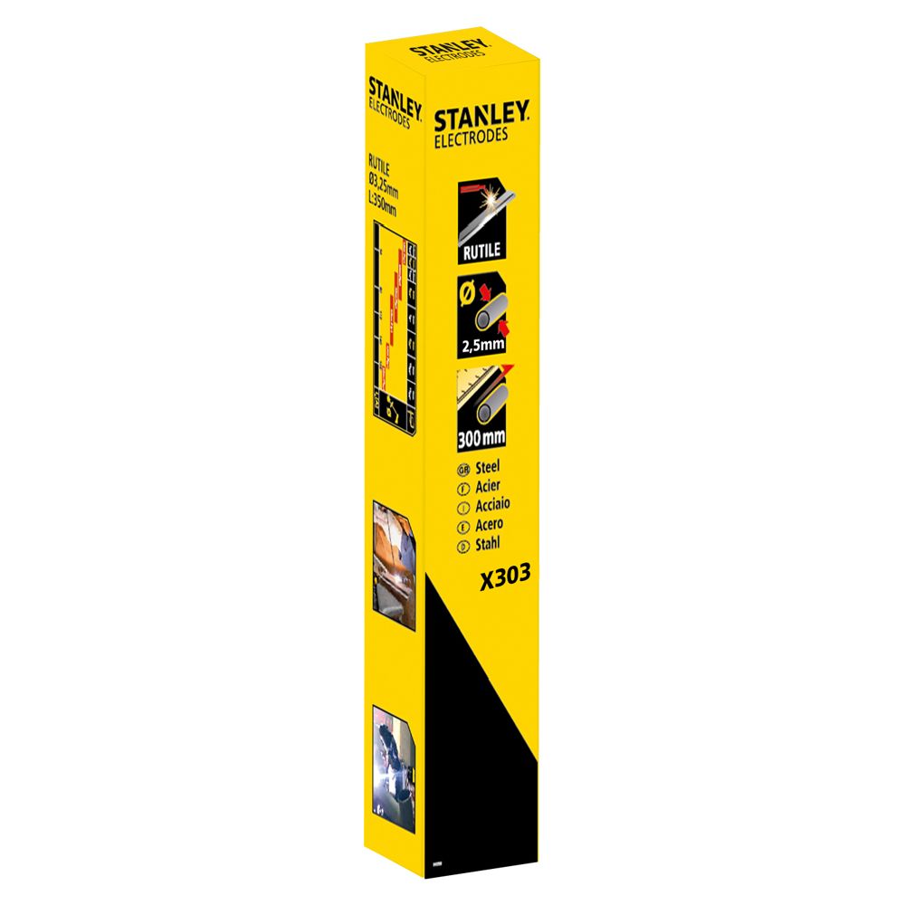 Stanley E6013 svetselektrod rutil 2.5 x 300 mm 303 st.