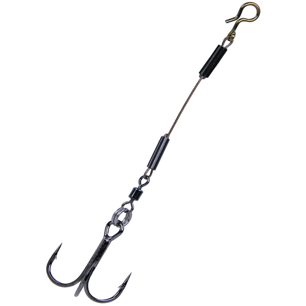 K.P Baits lisäkoukku leikarilla 12 kg 4 cm #8 2 kpl