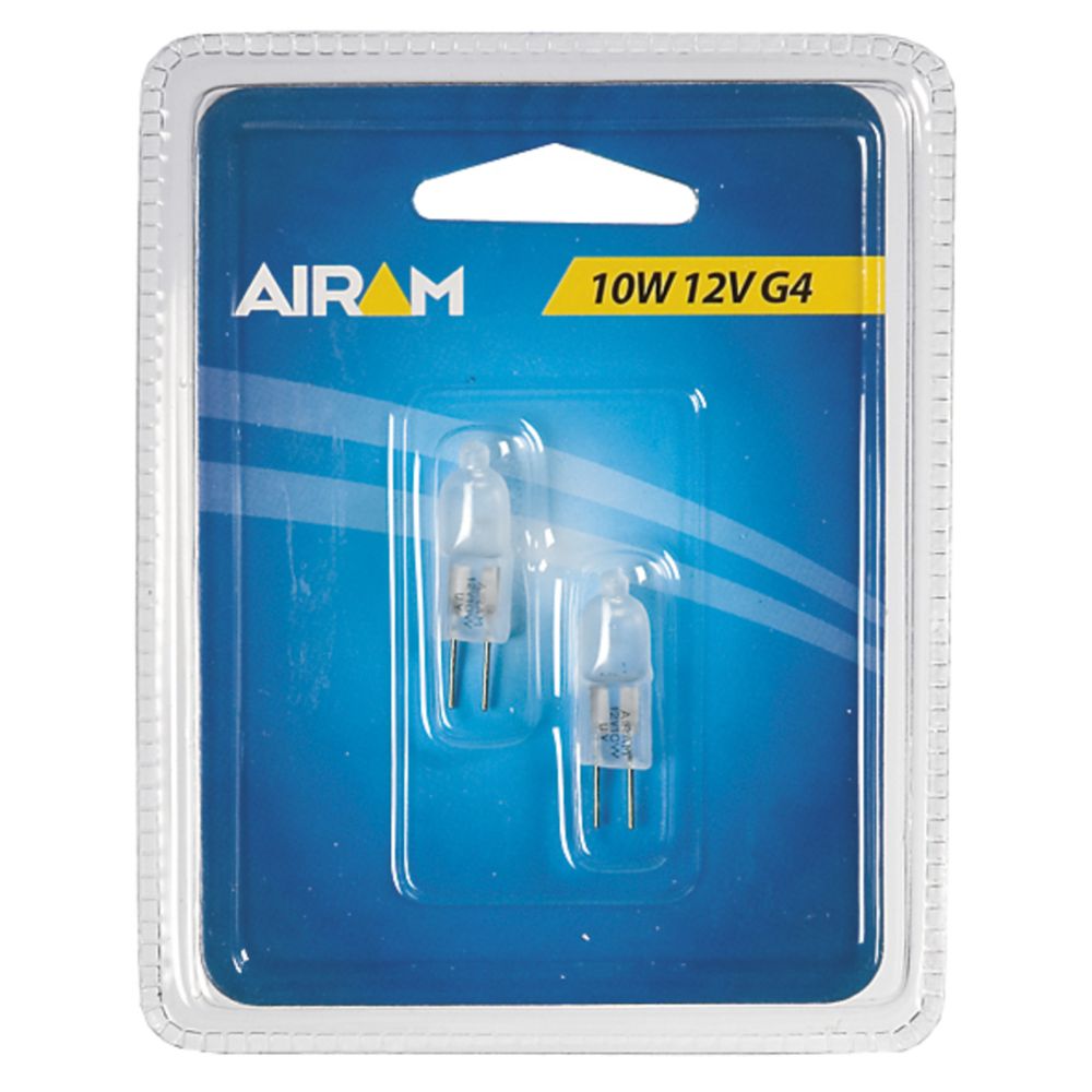 Airam 12V polttimokupu G4 10W 2900 K 145 lm 2 kpl