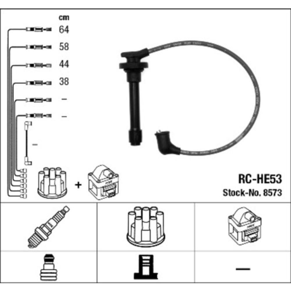 Süütejuhtmete komplekt 11-00096