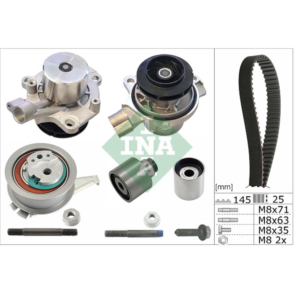 Vesipumppu + hammashihnasarja 25-01257