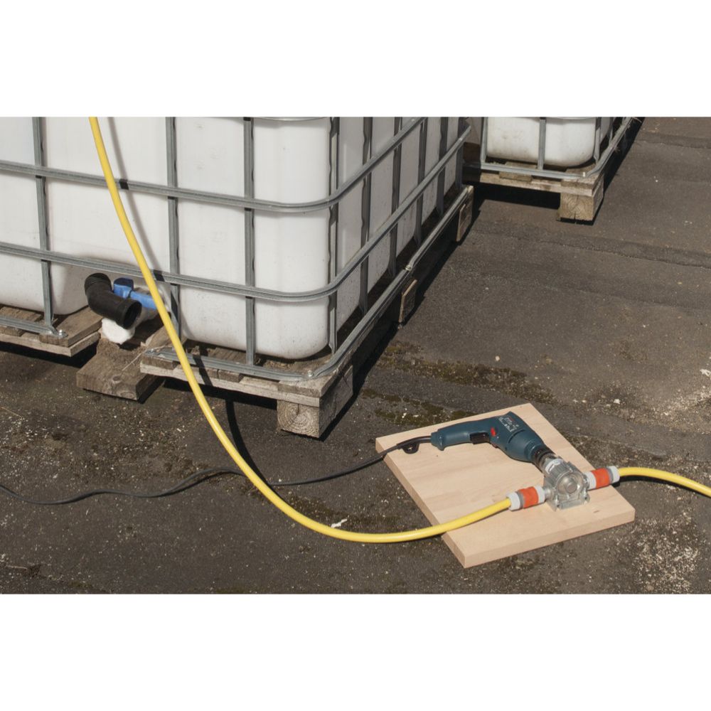 Wolfcraft® borrmaskinspump med metallhölje 3000 l/h