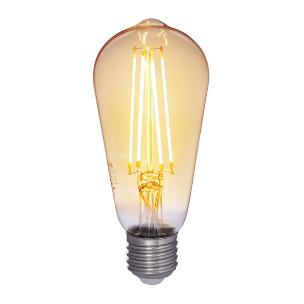 Airam antique Edison LED-lamp E27 5 W 2200 K 380 lm hämardatav