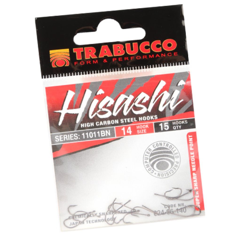 Trabucco Hisashi O´Shaughnessy 11011 yksihaarakoukku no: 14 15 kpl