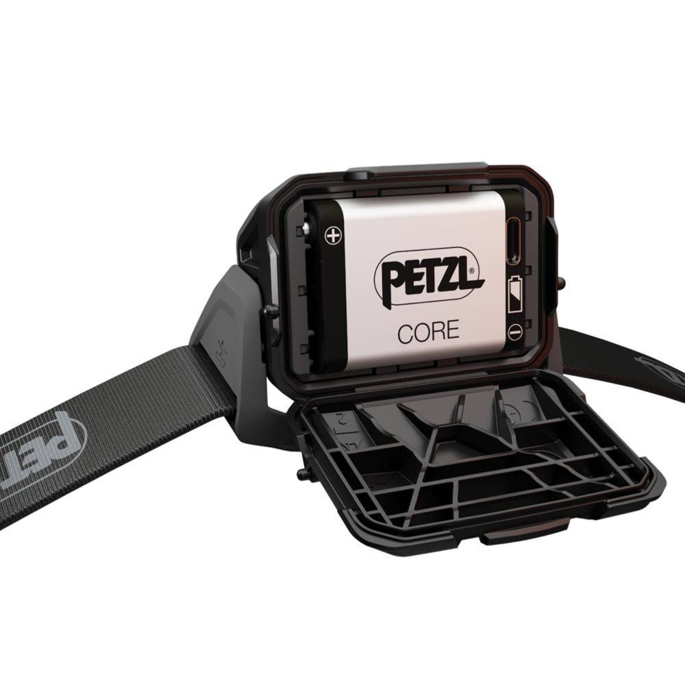 Petzl Aria 2R RGB otsavalaisin 450 lm musta + Core-akku
