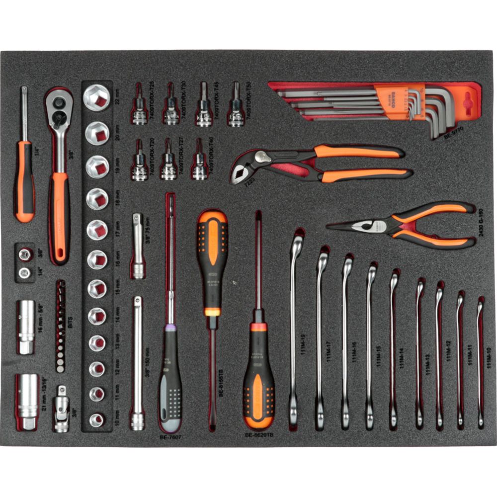 Bahco BETMS1100000372 autotöökoja universaaltööriistade komplekt 64 osa