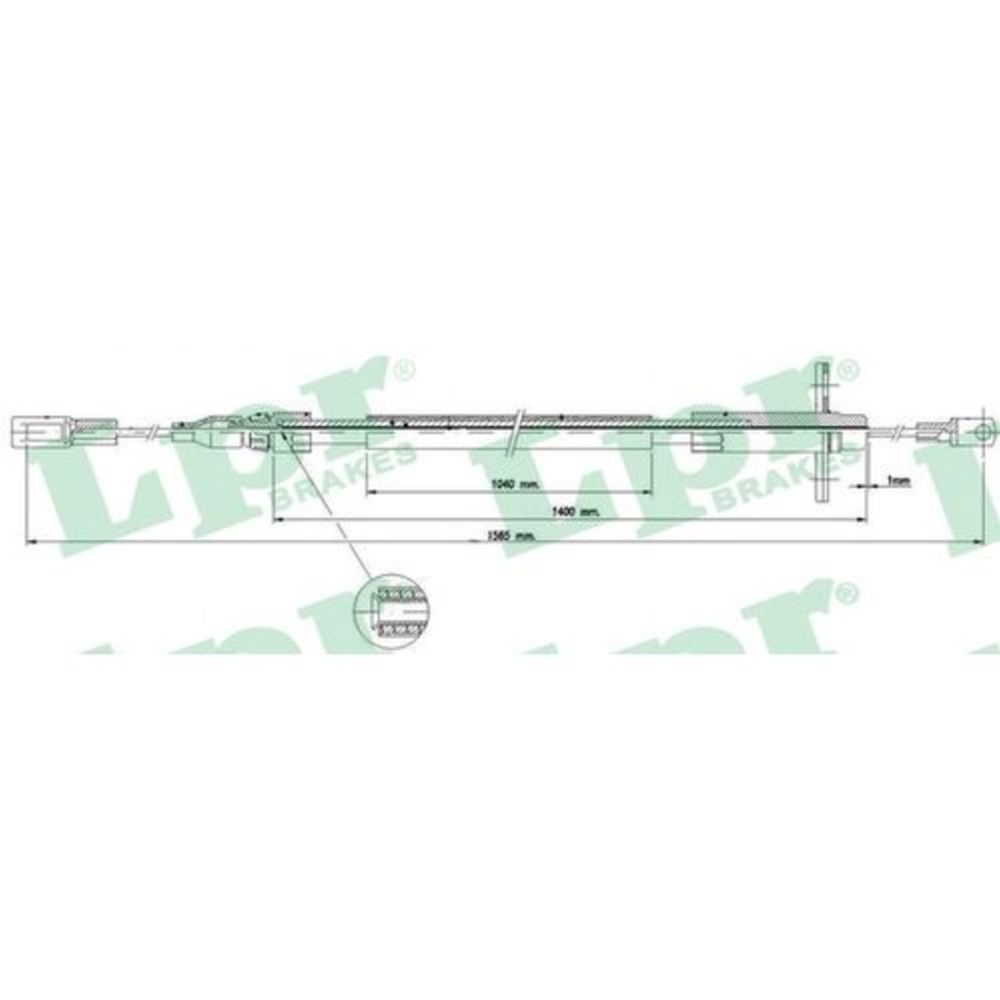 Käsijarruvaijeri 24-7659