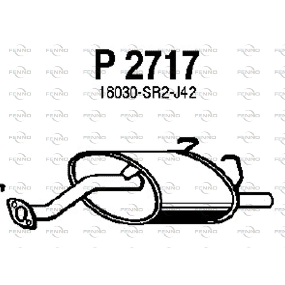 Takaäänenvaimentaja 14-02717