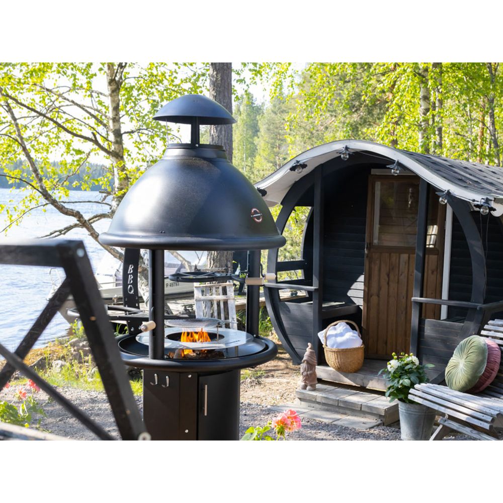 Kotakeittiö BBQ, korkea malli, musta