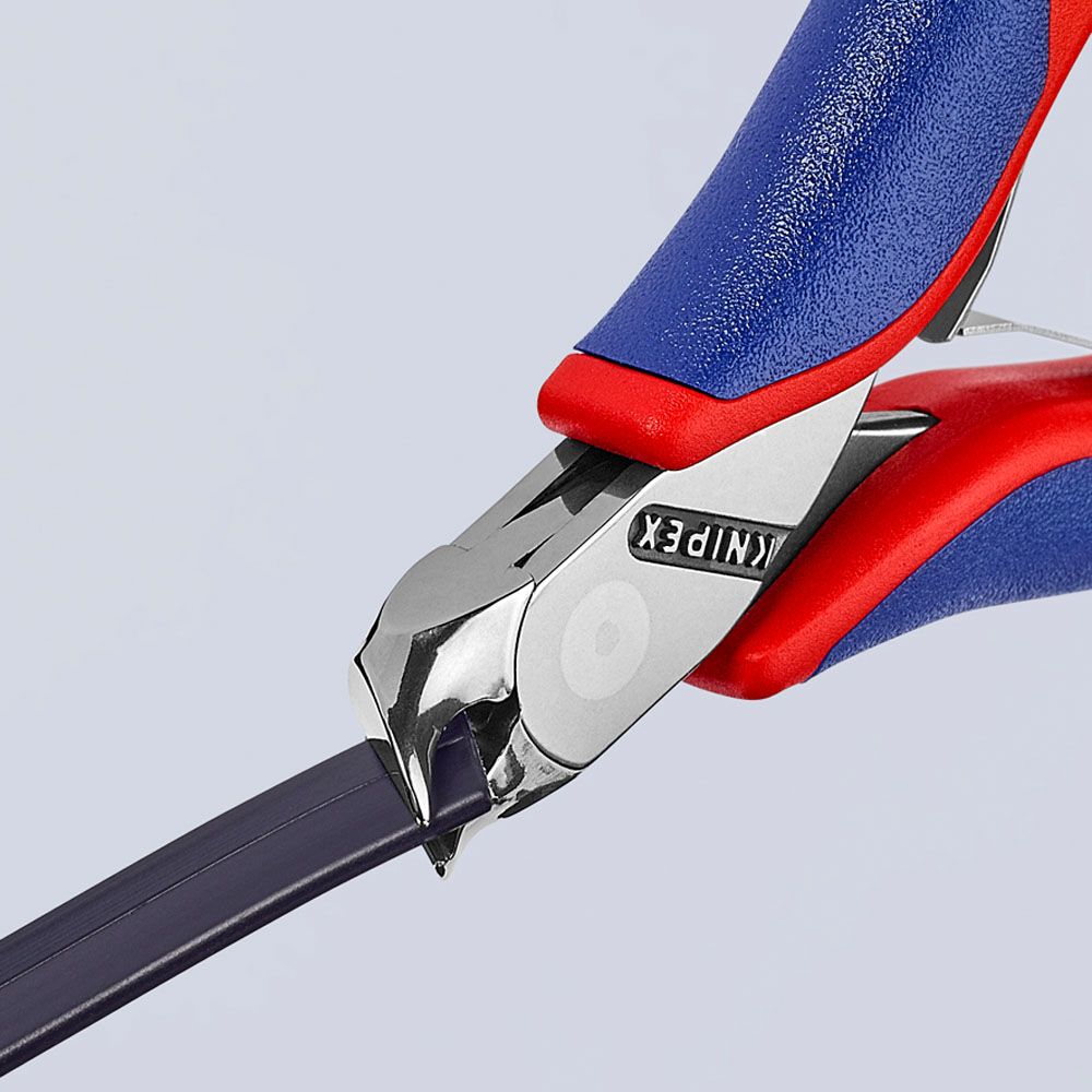 Knipex® 64 42 115 elektronikändavbitare med fjäder 115 mm