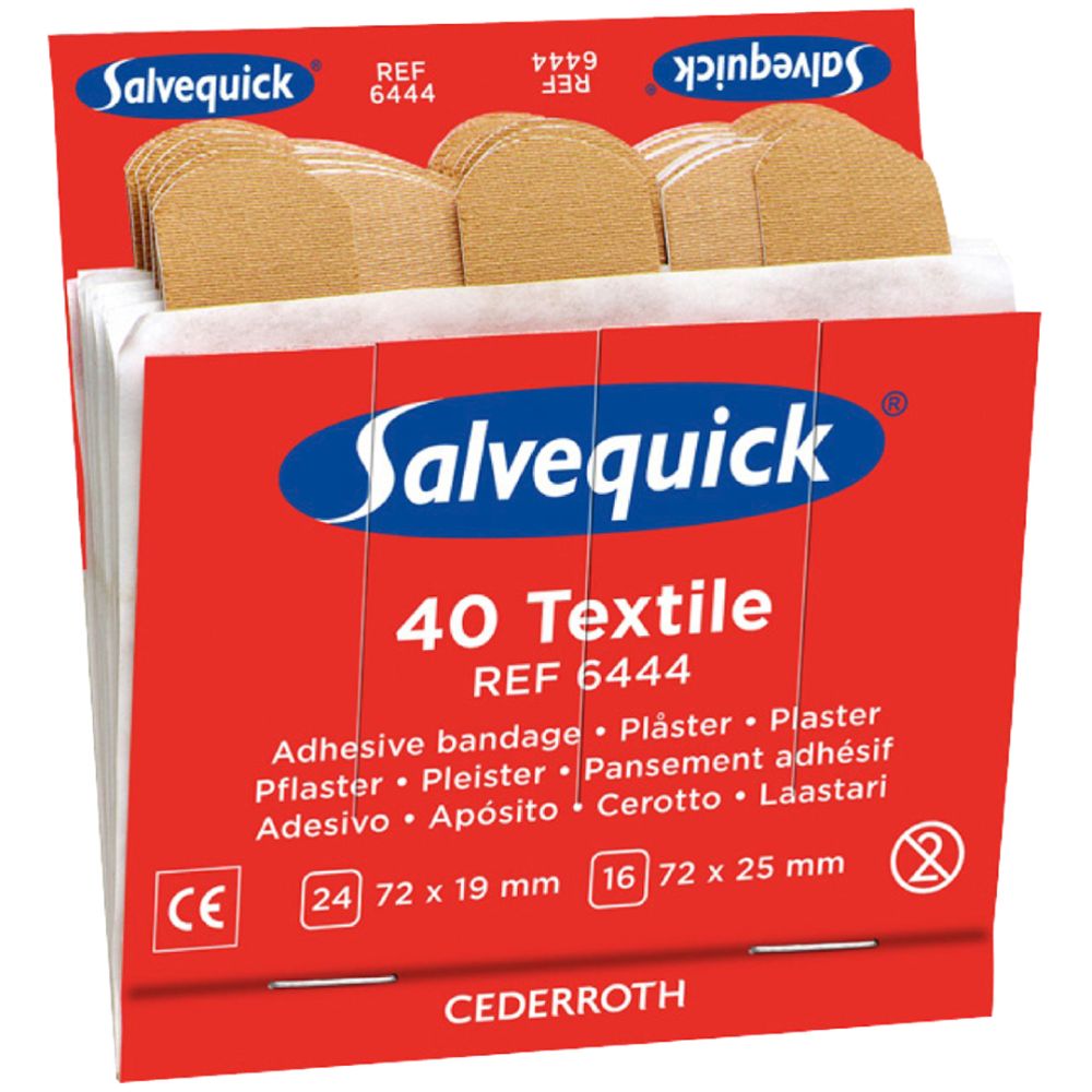 Cederroth 6444 textilplåster refill 6 st.