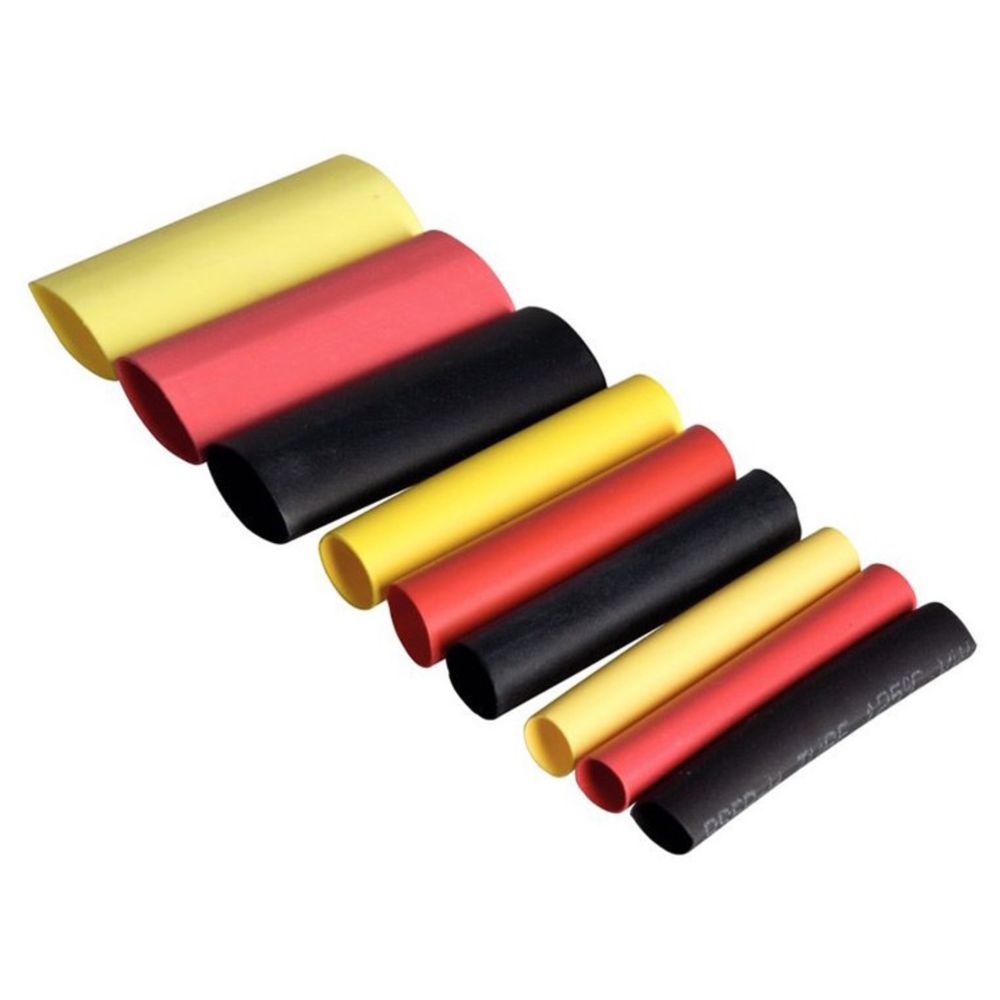 Rapid krympslangsats till varmluftspistol, 5–10 mm, 34 delar