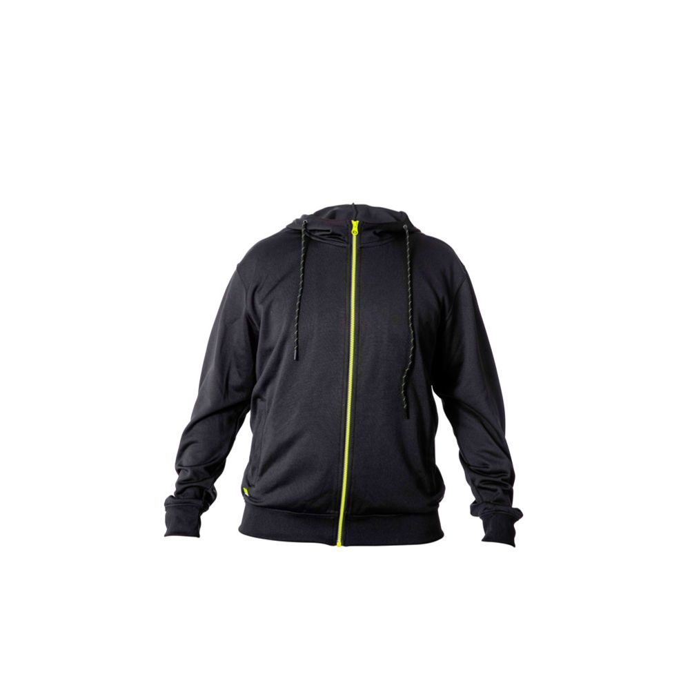 MTX Workgear huvtröja med dragkedja svart