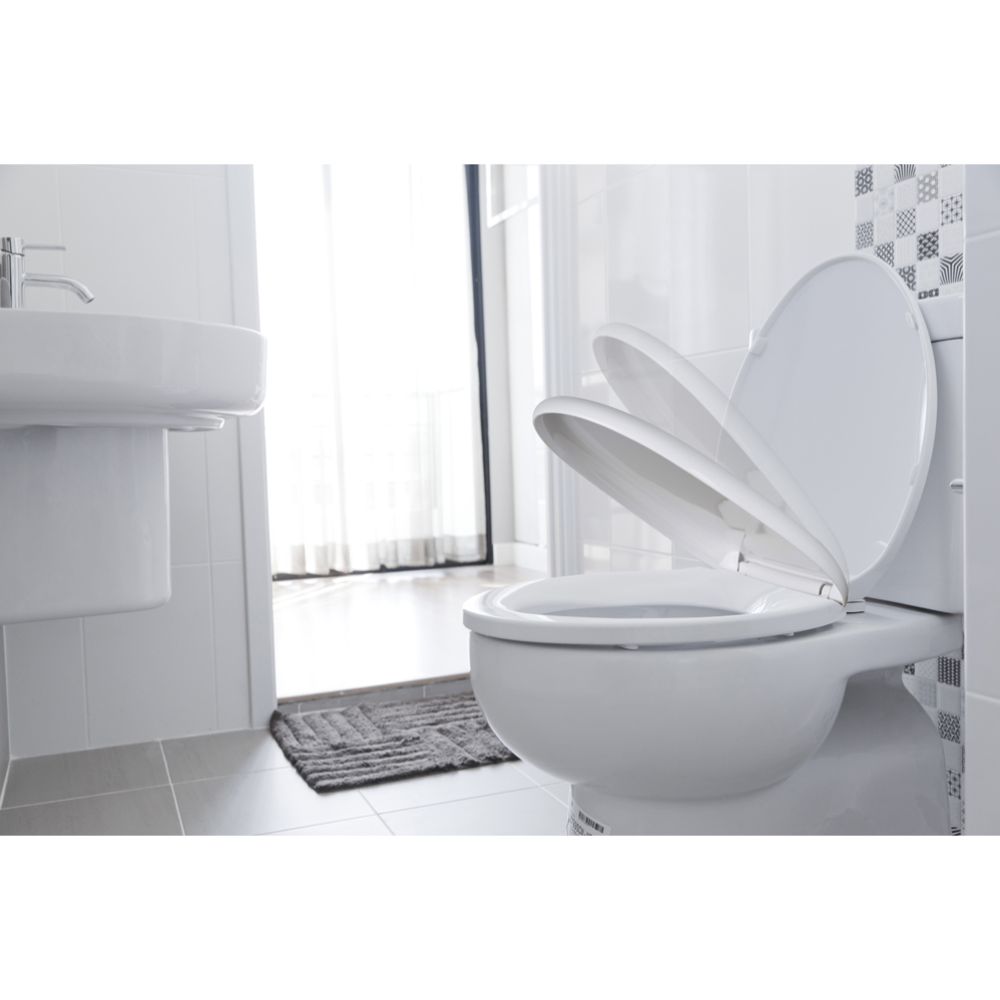Bath & Shower toalettsits vit