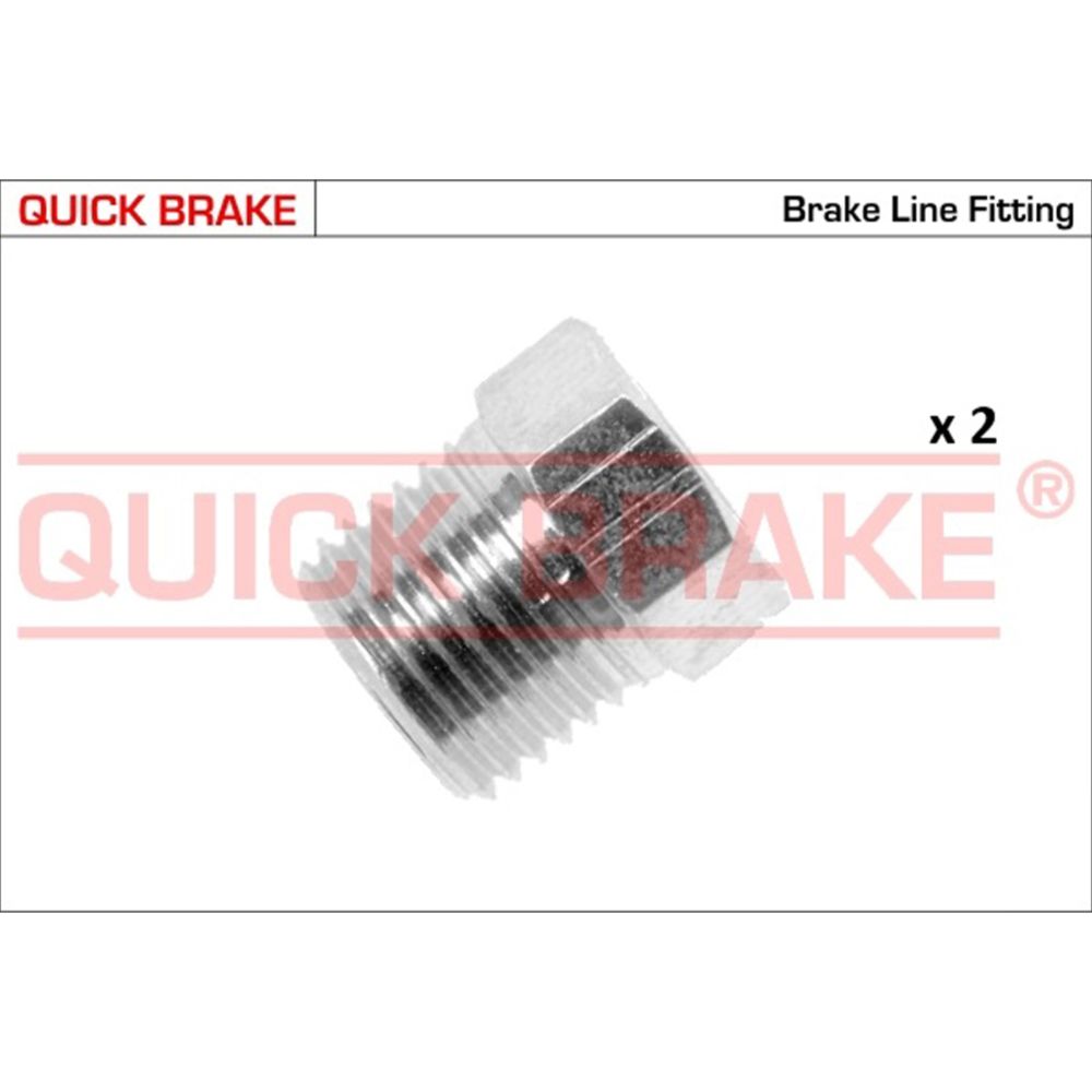 Jarruputkiliitin 1/2"x20UNFx8 pari