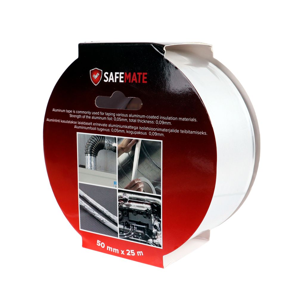 SafeMate alumiiniteippi 50 mm x 25 m