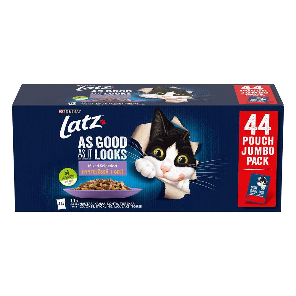 Latz Agail Mixed kassitoidu sortiment, 44 x 85 g
