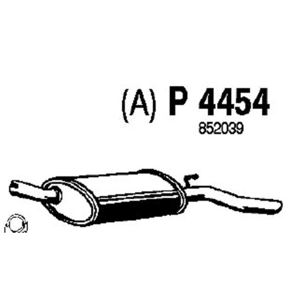 Takaäänenvaimentaja 14-4505