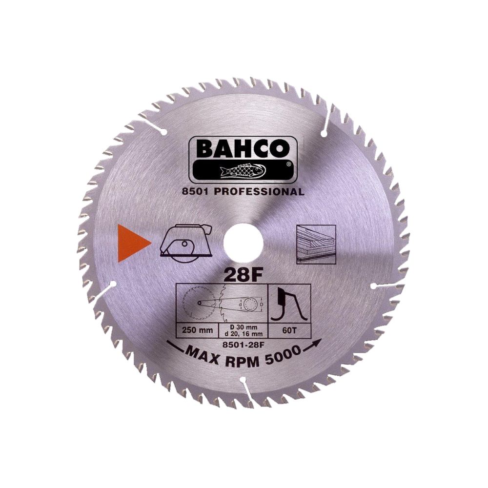 Bahco 8501-216-60SW tunn cirkelsågklinga 60 tänder 216 mm