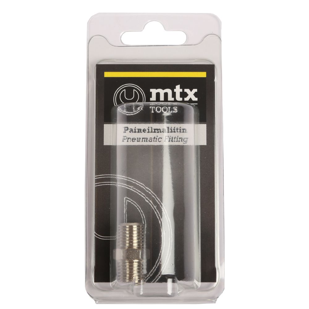 MTX Tools nippel, yttergänga 1/4" - 1/4" 2 st
