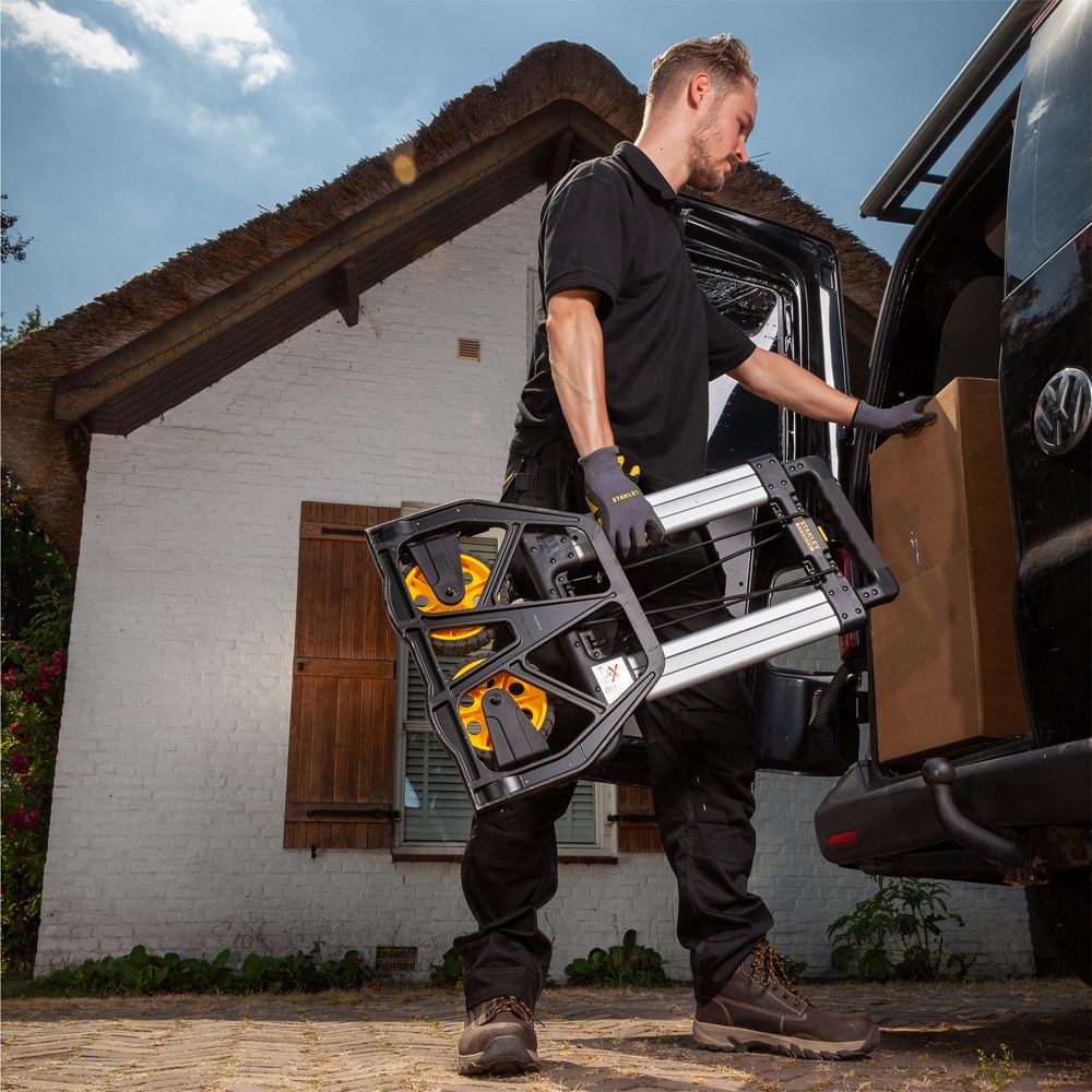 Stanley FXWT706 hopfällbar transportkärra i aluminium125 kg