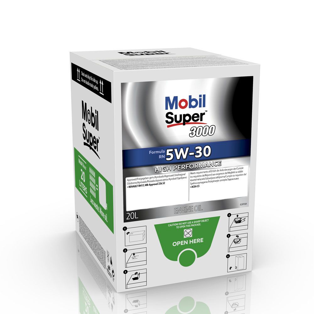 MOBIL SUPER 3000 FORMULA RN 5W-30 - bag-in-box 20 L