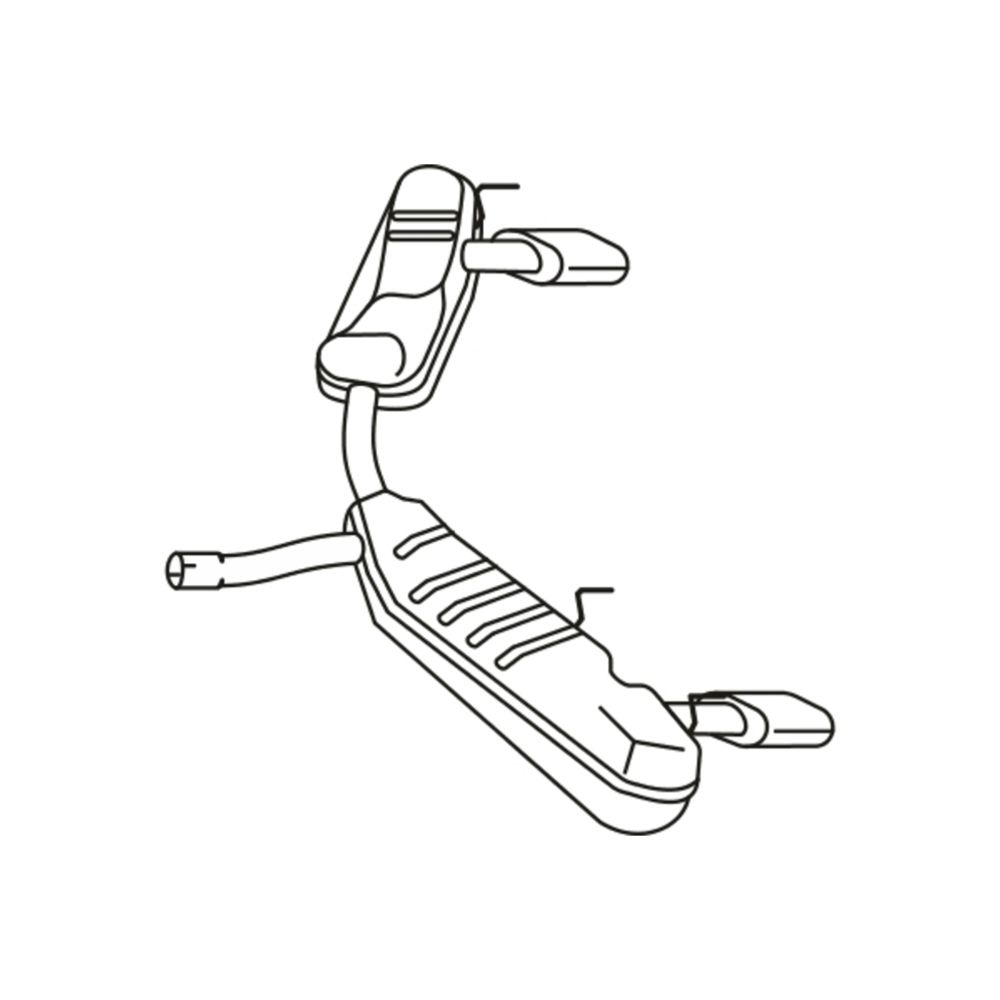 Takaäänenvaimentaja 14-43004