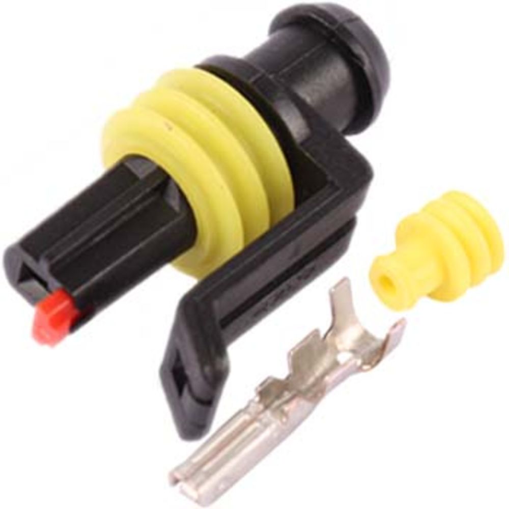 Snabbkoppling 1-polig hona vattentät